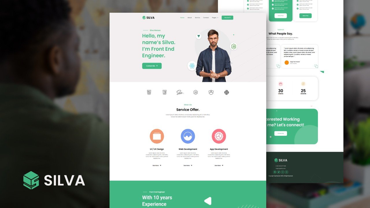 Silva – Creative Portfolio Elementor Template Kit