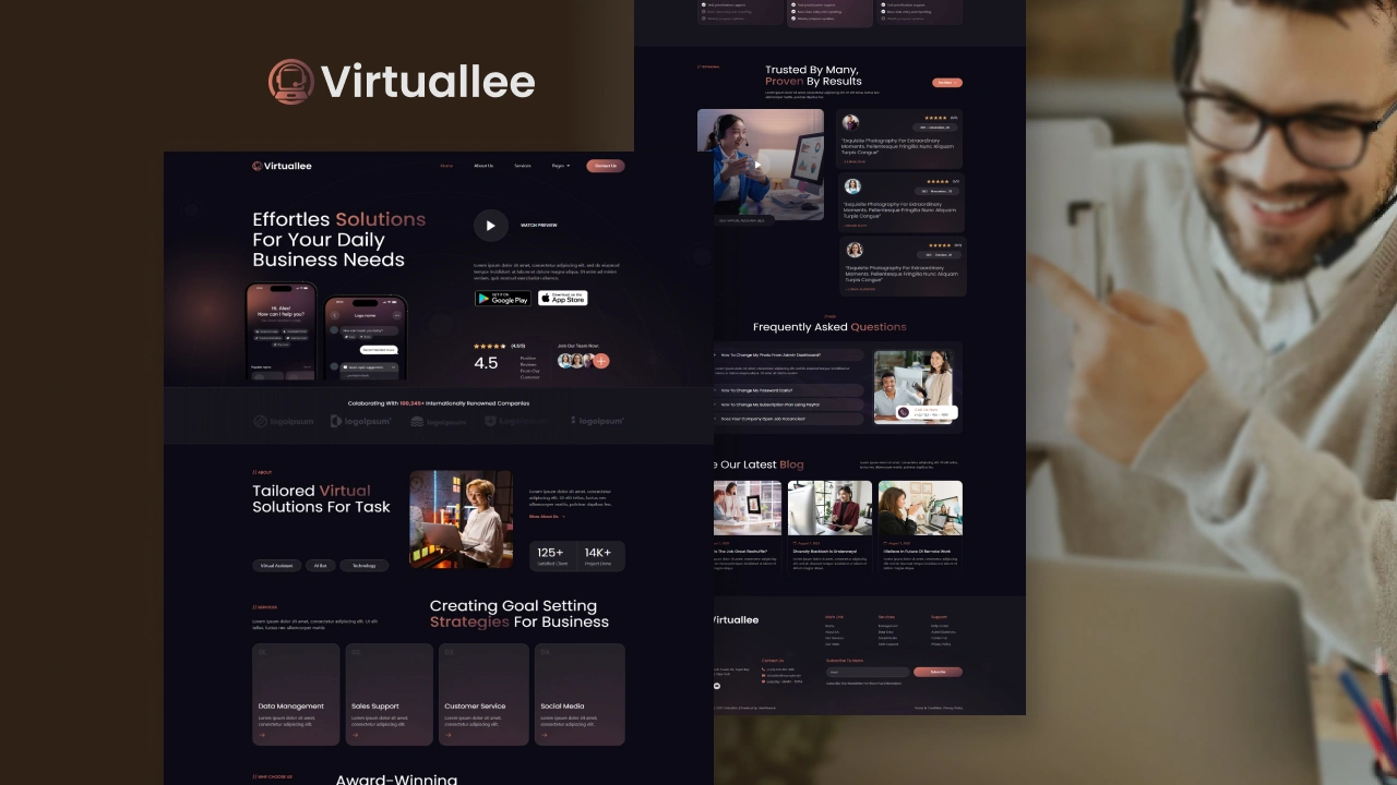 Virtuallee – Elementor Template Kit for Business Websites